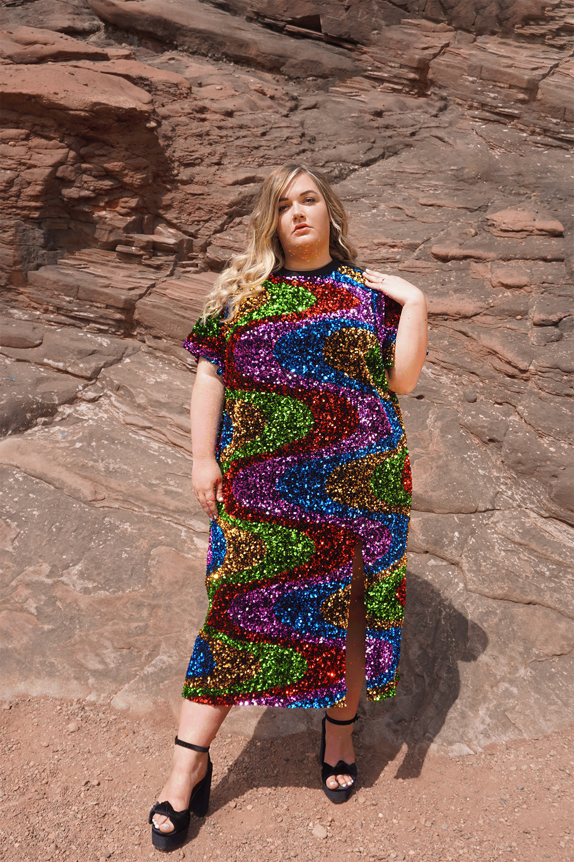 PLUS SIZE SEQUIN DRESSES Sparklebutt