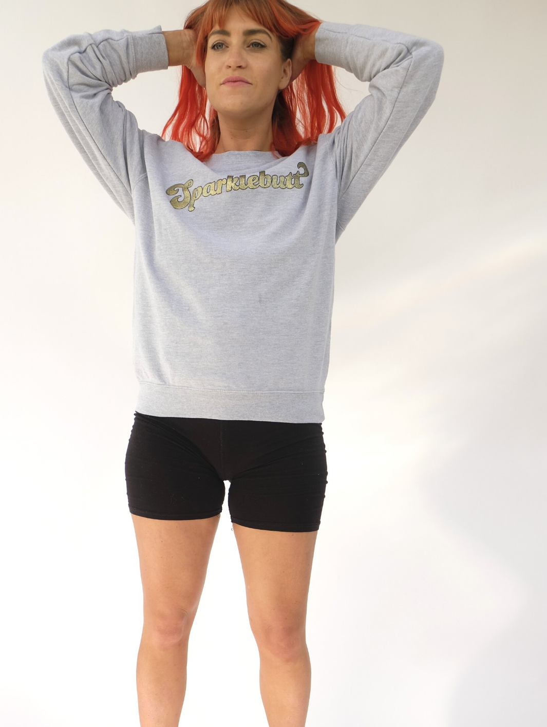 UNISEX SPARKLEBUTT JUMPER - GREY